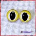 1 Pair  Hand Painted Cupcake Cat Eyes Safety Eyes Plastic Eyes